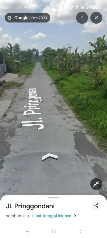 Disewakan tanah cocok untuk cafe atau resto jl pringgodani Maguwoharjo