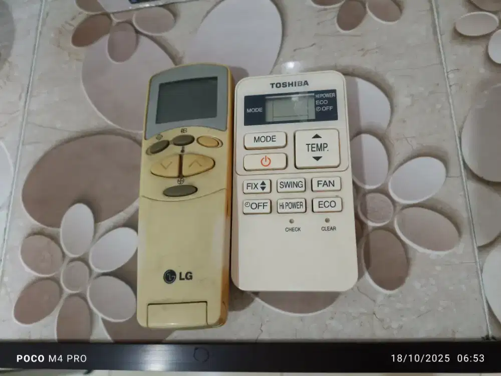 Di jual Remot AC LG & Toshiba