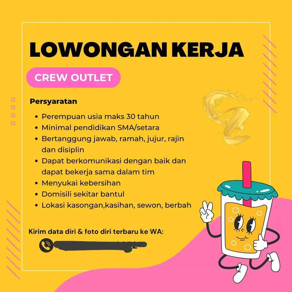 Lowongan Pekerjaan Crew Outlet