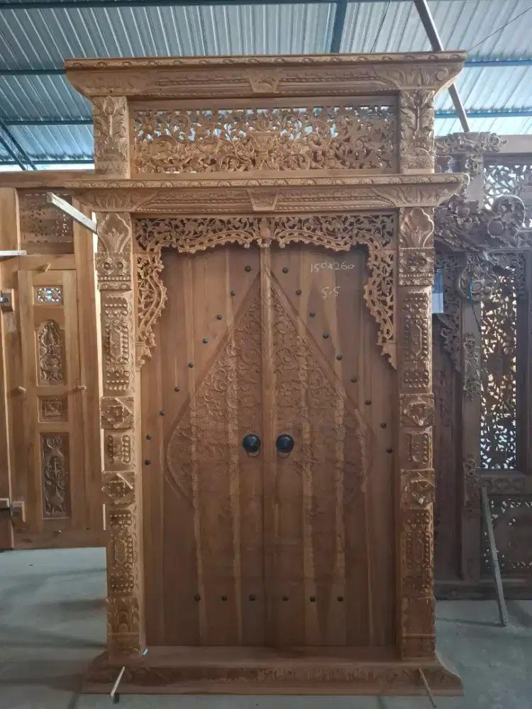 gapura minimalis pintu kler  150x260