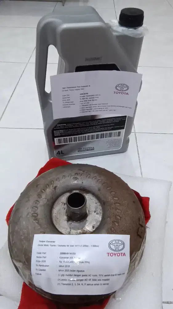 Torque Converter / Donat Matic Toyota Agya dual VVT-i