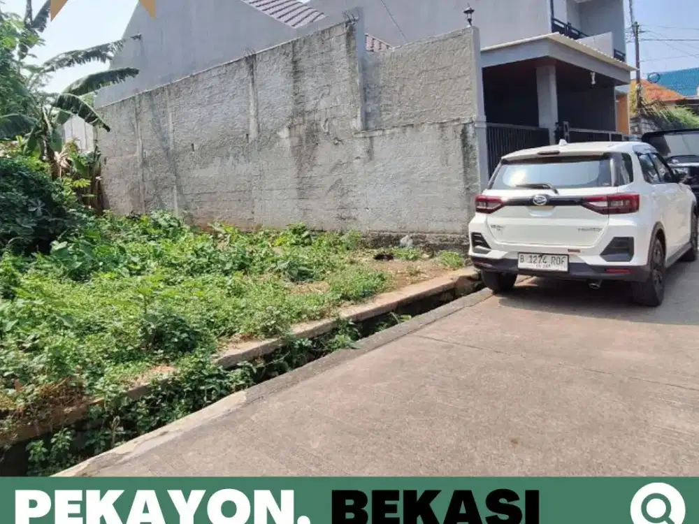 Tanah  dijual Murah, Siap Bangun, Pekayon, Bekasi dekat ke Galaxy dan Tol Jatiasih