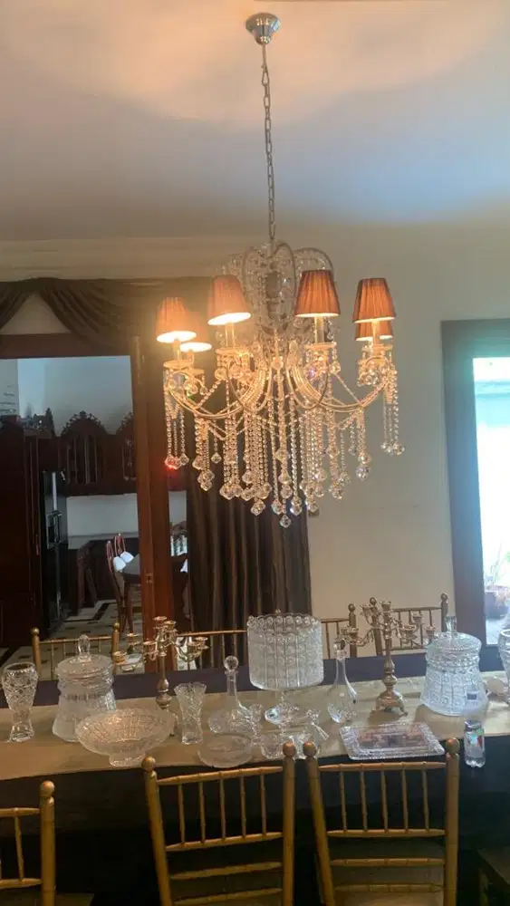 (ada 3 jenis-baca deskripsi) DaVinci Lampu gantung mewah dan antik