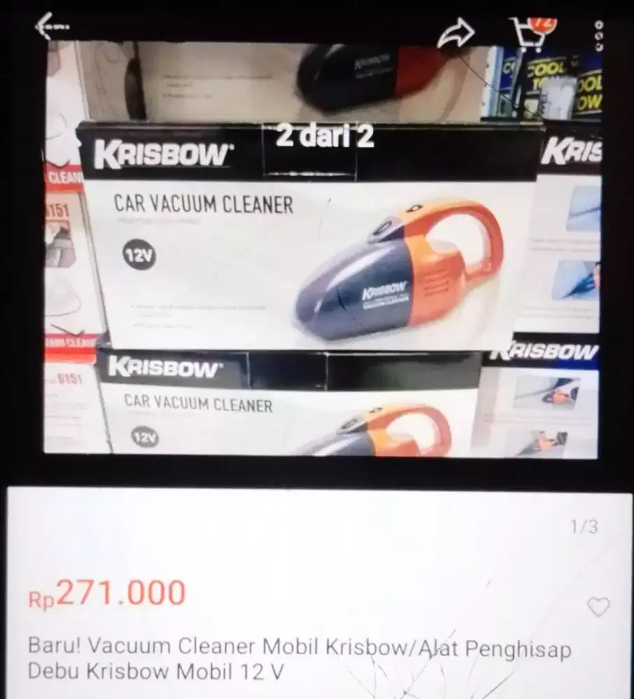 Vacum mobil merek Krisbow lokasi bsd