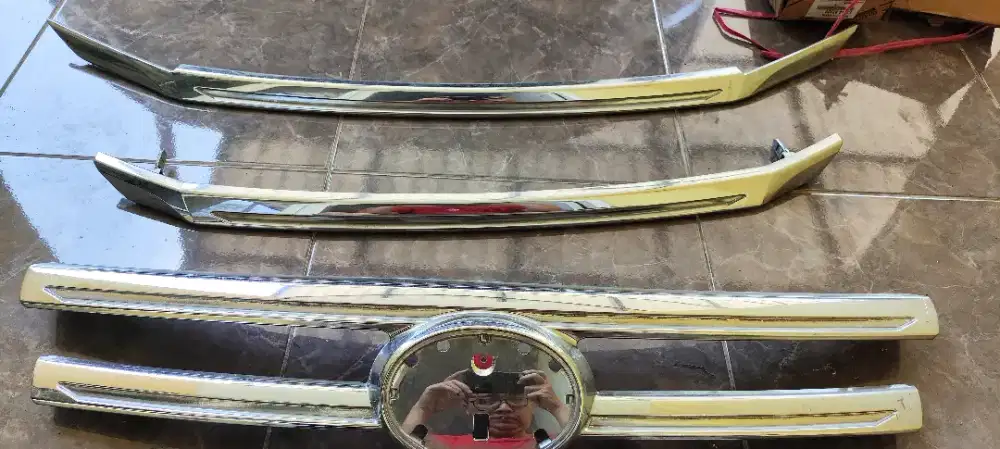 Grill all new terios atau rush 2018 crome