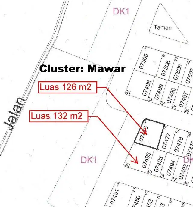 METLAND CILEUNGSI - 2 Kav. - Cluster MAWAR
