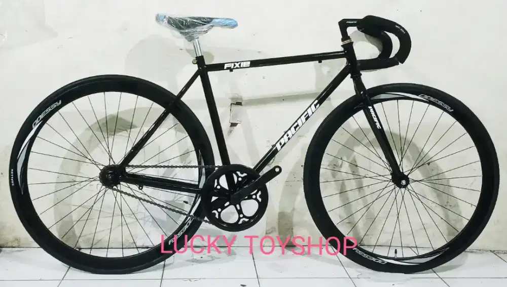 Sepeda Fixie Velg tinggi Stang balap Torpedo