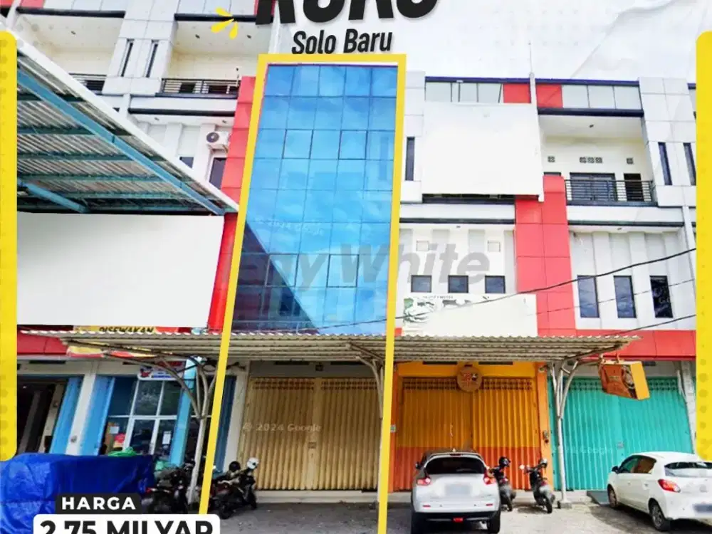 Dijual Atau Disewakan Ruko 4 Lantai Modern Di Solo Baru, Sebelah HTC