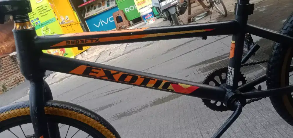 Sepeda BMX ukuran 20 exotic rem terpedo