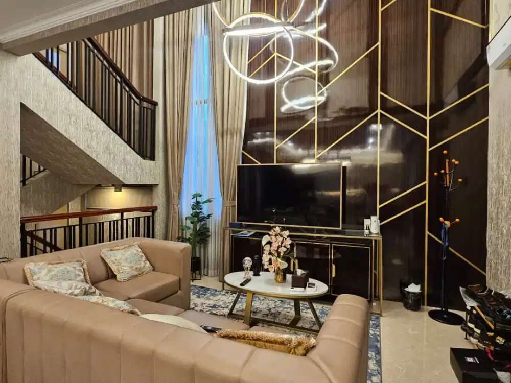 DIJUAL RUMAH MEWAH FULL INTERIOR DESIGN, FULL FURNISHED