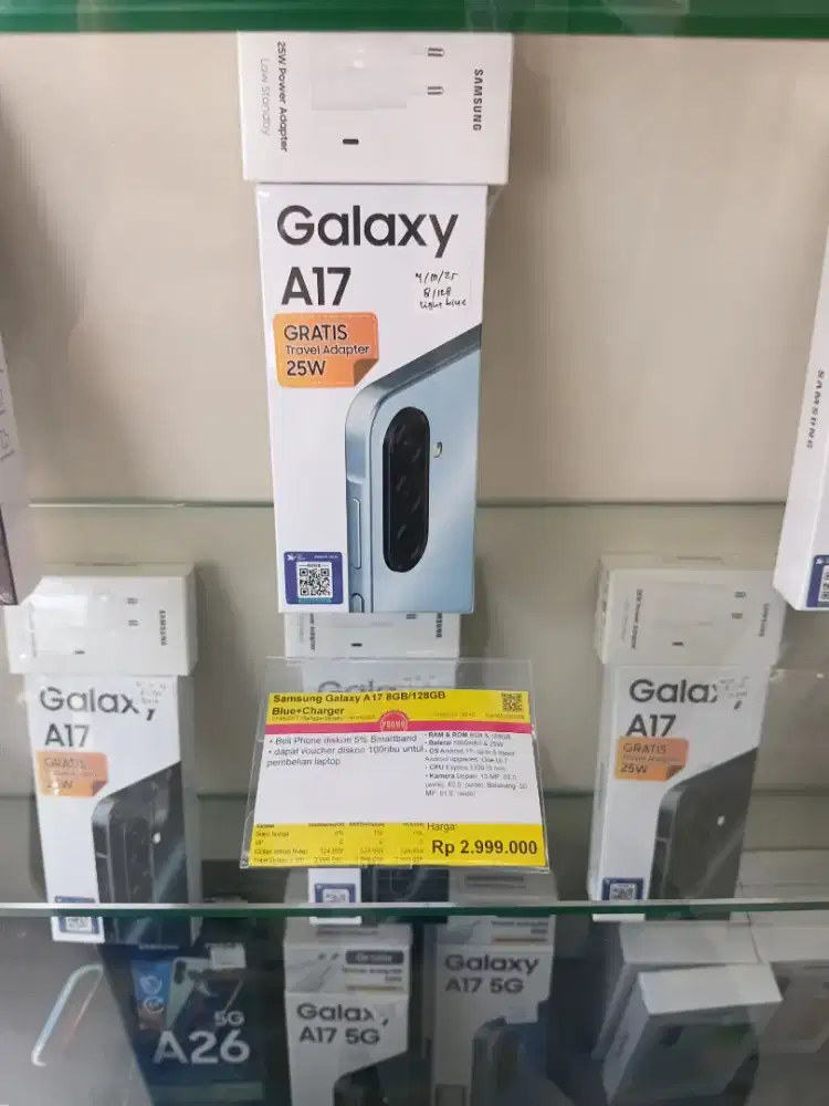 Samsung Galaxy A17 LTE 8/128 cicilan bisa hci,indodana,kredivo,akulaku