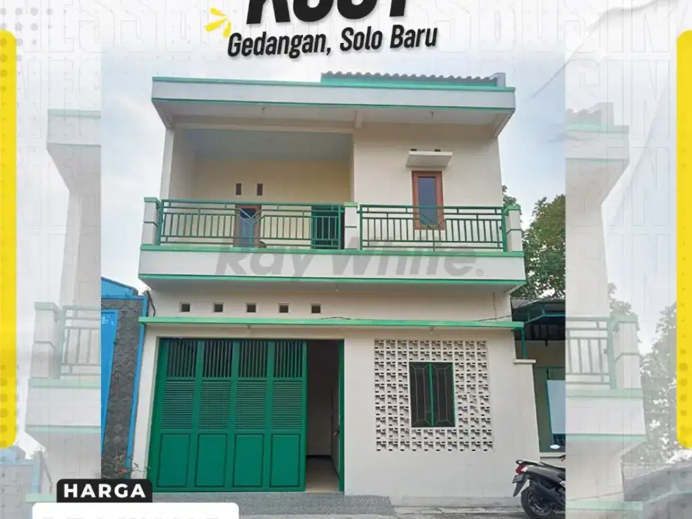 Dijual Kost Baru Gress di Gedangan, Solo Baru, Grogol, Sukoharjo