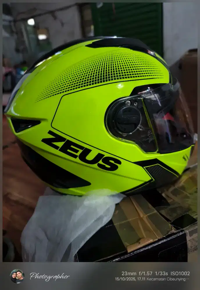 Helm Zeus 811  bekas rasa janda