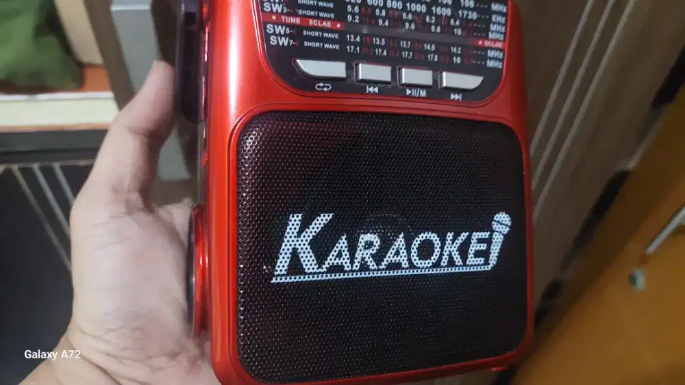 Radio fm mp3 karaoke portable normal mulusss