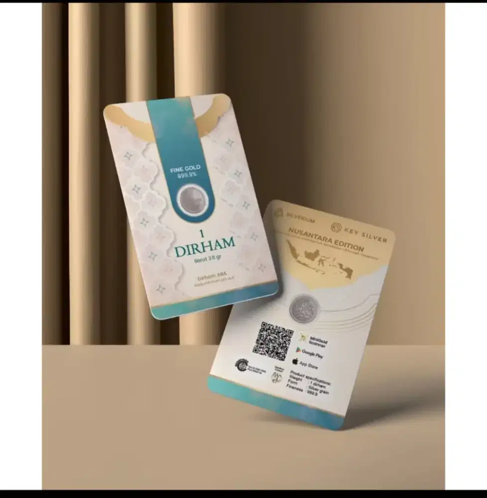 Logam mulya Perak 1 dirham
