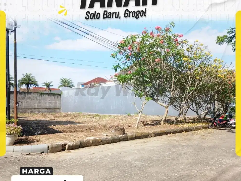 Kavling Premium 1000m² di Solo Baru Sektor 1, Lebar Depan 25m