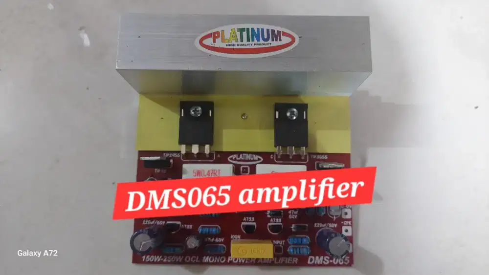 Dms065 150w ocl mono amplifier