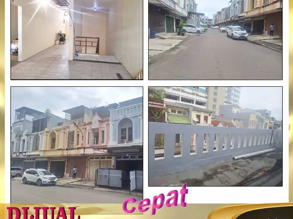 DIJUAL RUKO 3 Lantai di Taman Palem Lestari Cengkareng - Jakarta Barat