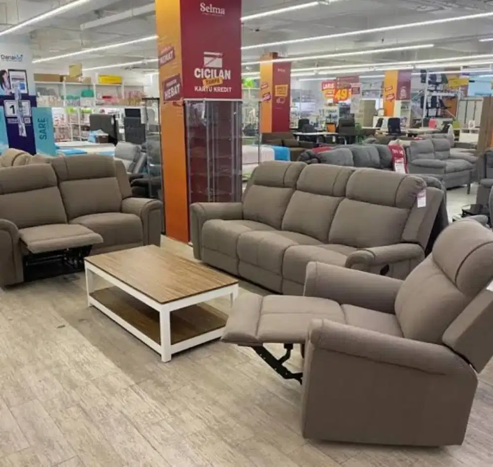 RECLINER SOFA SET LORIAN BY SELMA
