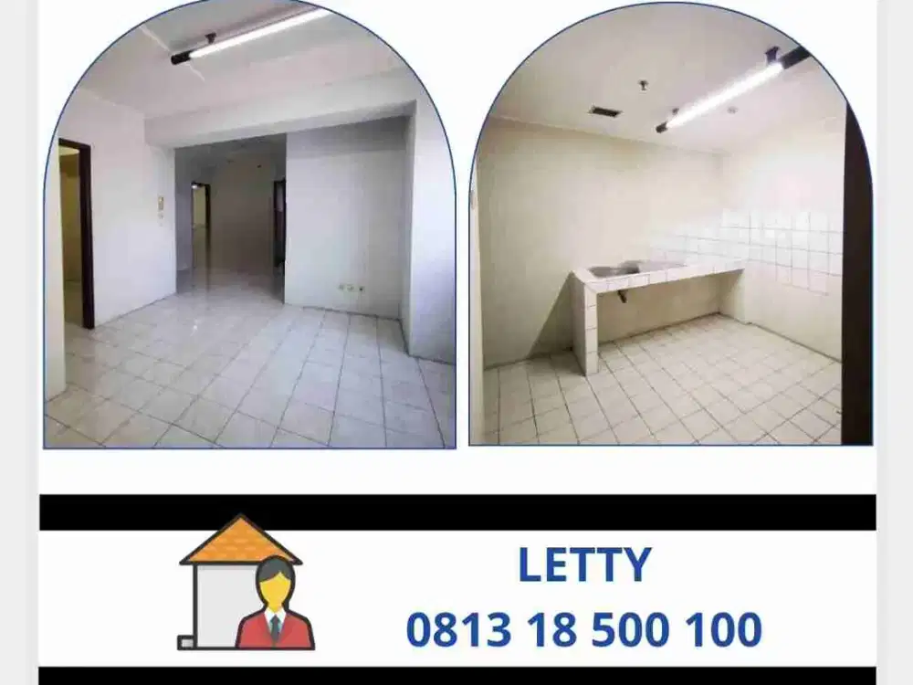 Apartemen Rajawali 3 BR Rp 595 Juta Nego tipis