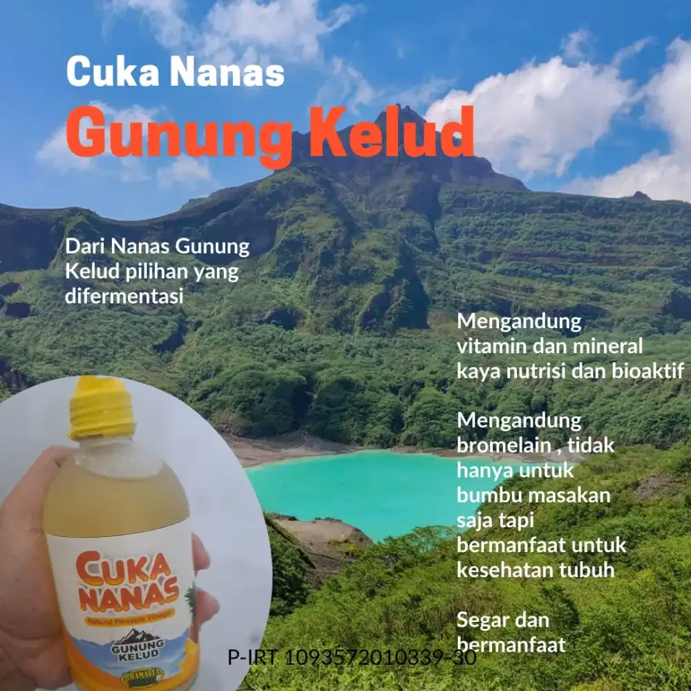 Cuka Nanas Gunung Kelud