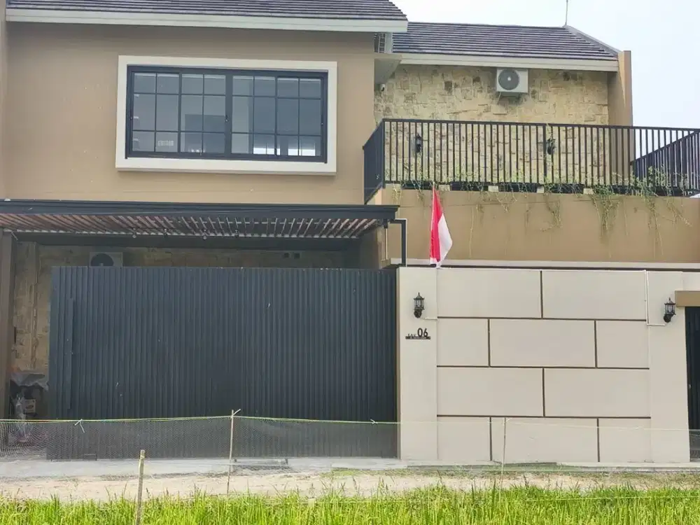 JUAL RUMAH MEWAH VIEW SAWAH JOGJA