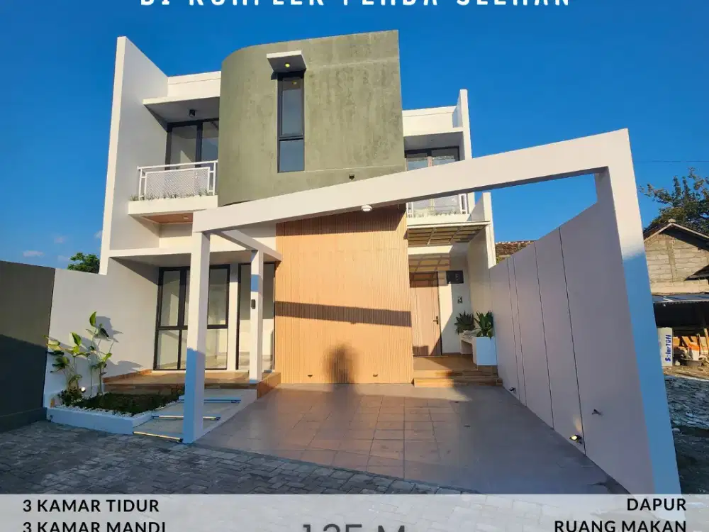 DIJUAL RUMAH INDUSTRIAL JOGJA DALAM CLUSTER DEKAT KOMPLEK PEMDA SLEMAN