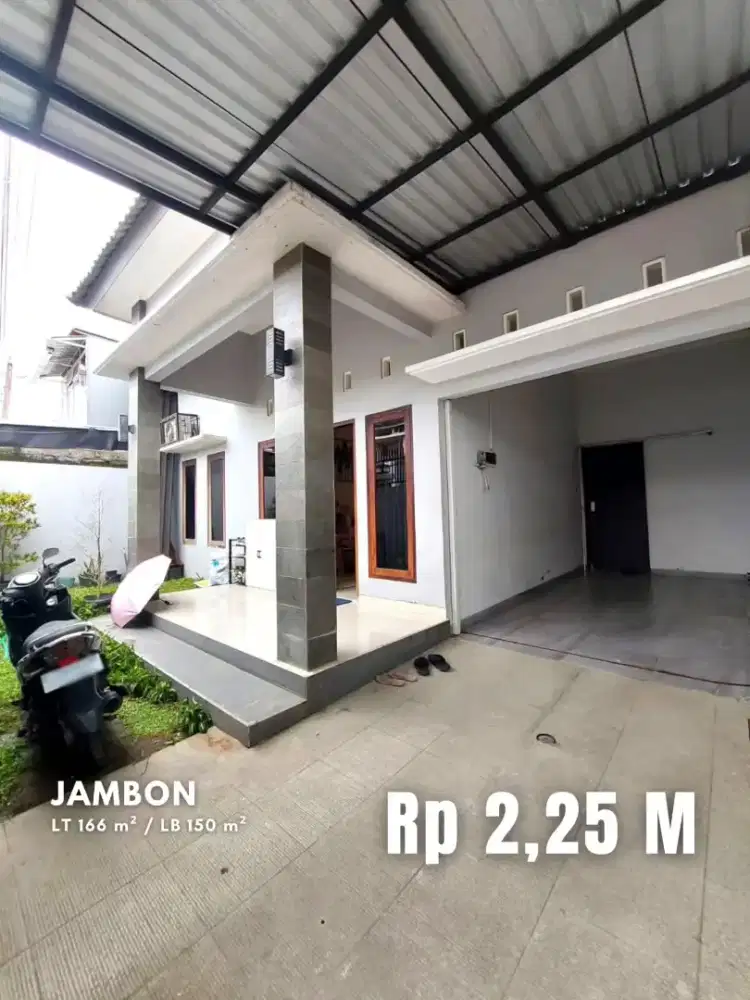 Dijual Rumah Strategis Tepi Jalan Aspal Lebar di Jambon
