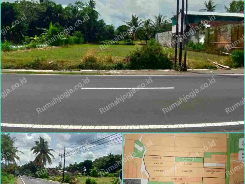 tanah luas sangat cocok untuk perumahan atau usaha cafe resort pendowoharjo