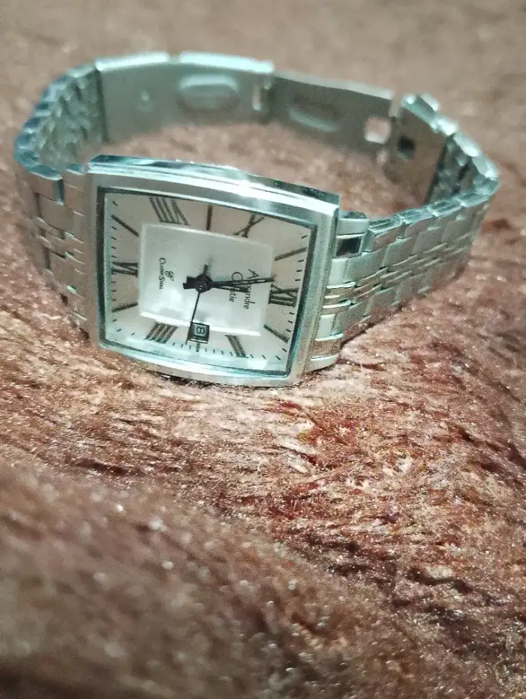 JAM TANGAN WANITA | KLASIK ALEXANDER CHRISTIE | SILVER STAINLESS