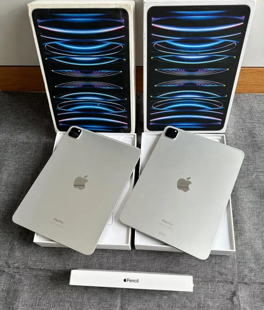 Ipad Pro M2 4th Gen 11 inch 128GB Fullset Original Mulus Like New