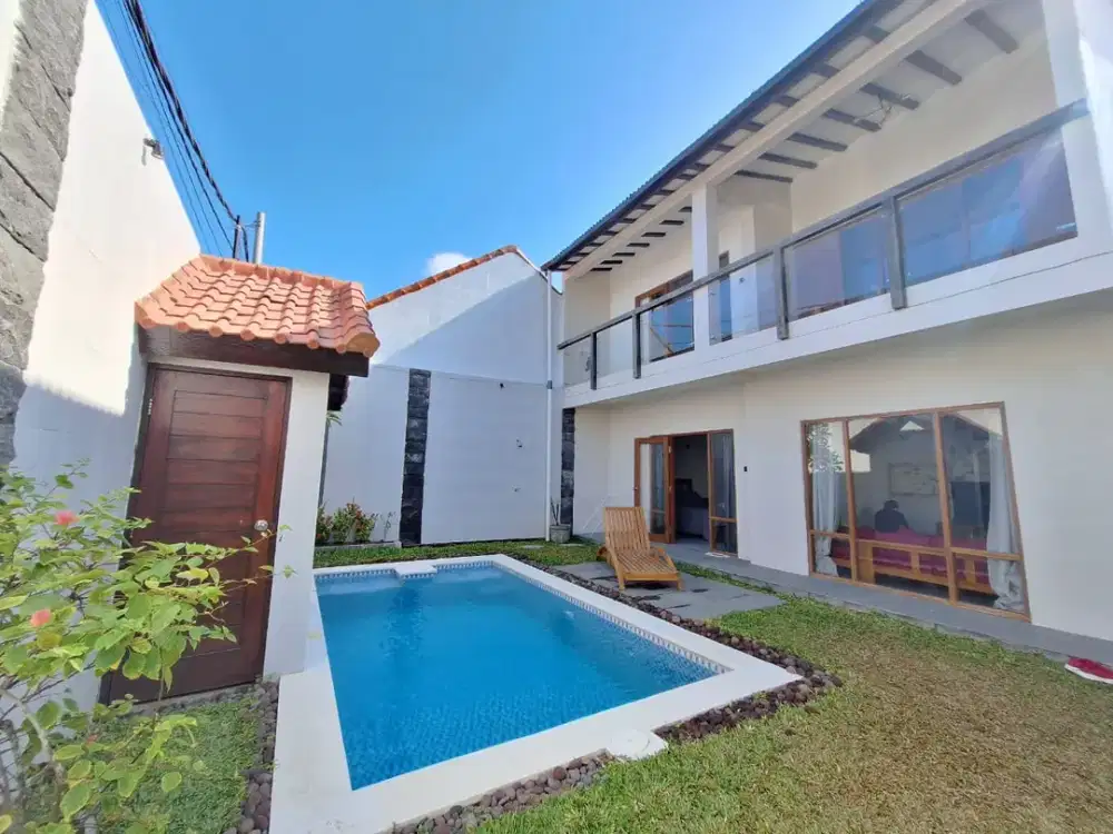 Sewa Villa Minimalis Modern yang Nyaman dan Tenang, Dekat Sanur  Berlokasi strategis di area yang tenang dan asri, hanya selangkah dari pusat keramaia