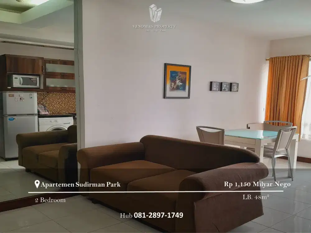 Dijual Apartement Sudirman Park 2BR Full Furnished Tower A