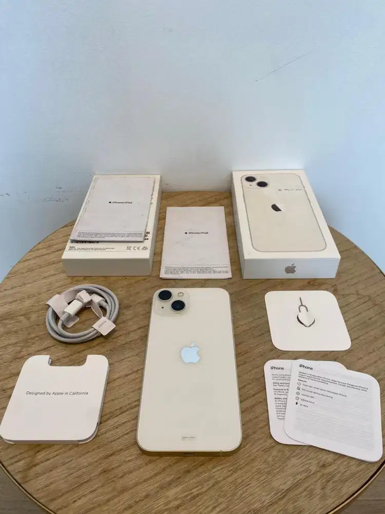 Second iBox Garansi On iPhone 13 128GB Starlight Fullset Anti Blokir