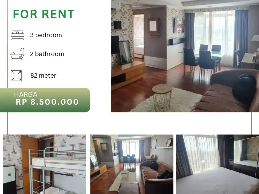 Disewakan Apartement Patria Park 3BR Full Furnished Tower A