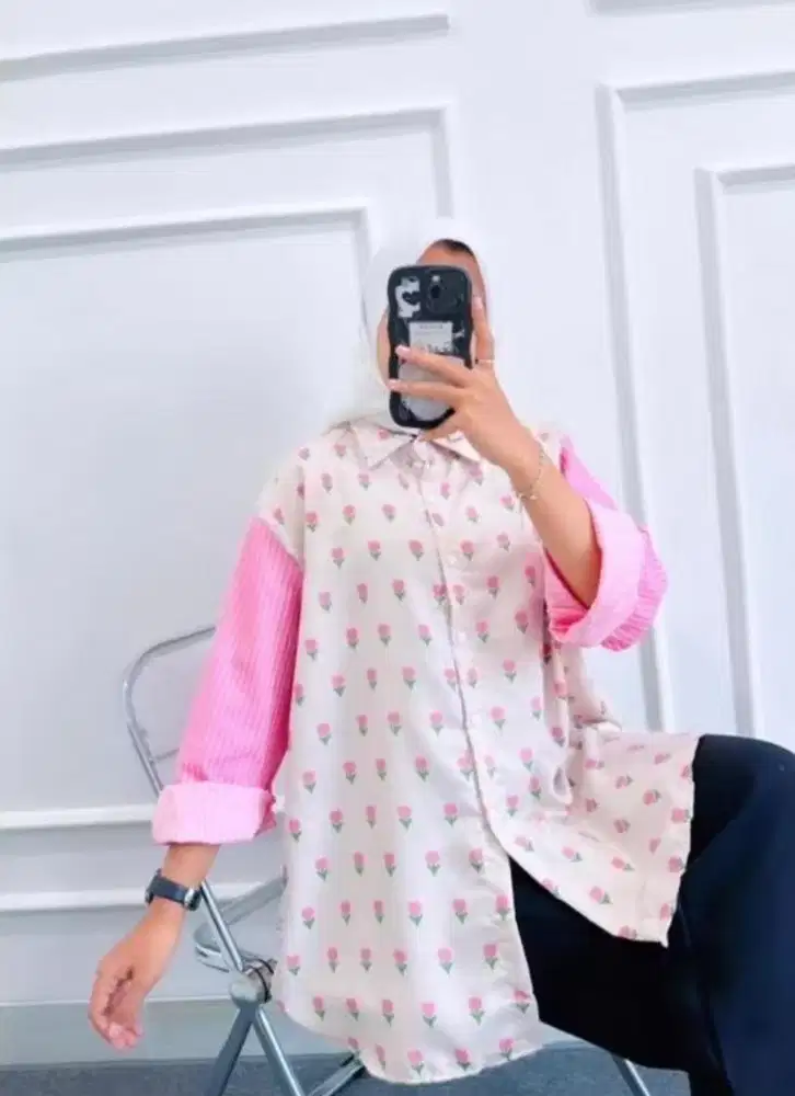 Baju kemeja wanita second like new