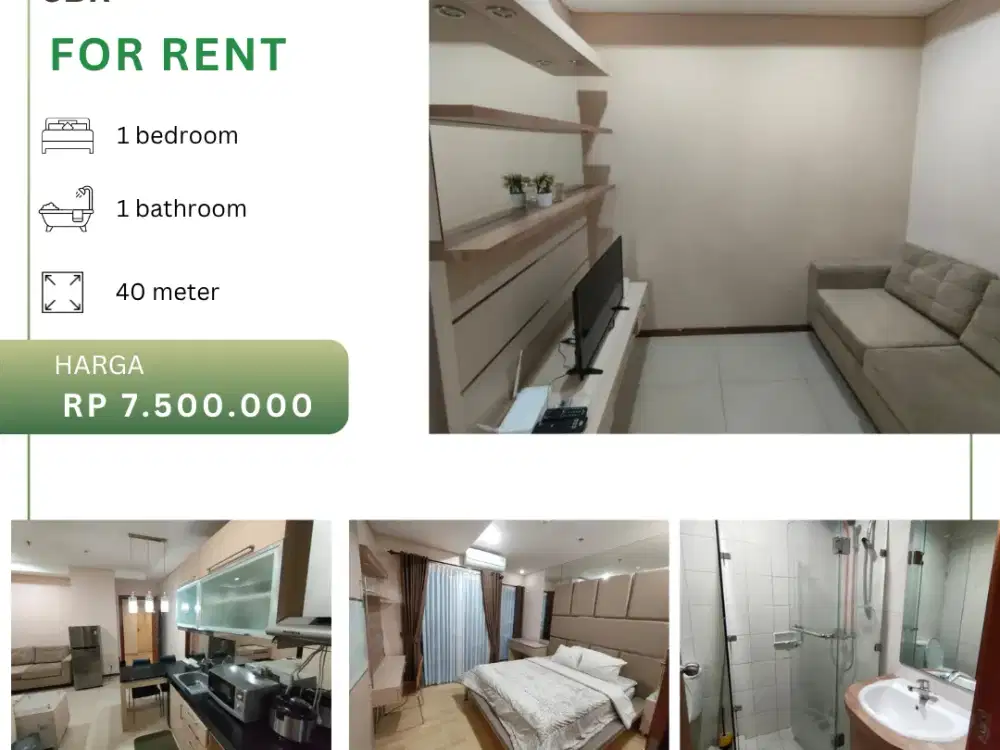 Disewakan Apartement Thamrin Residence 1 Bedroom Full Furnished