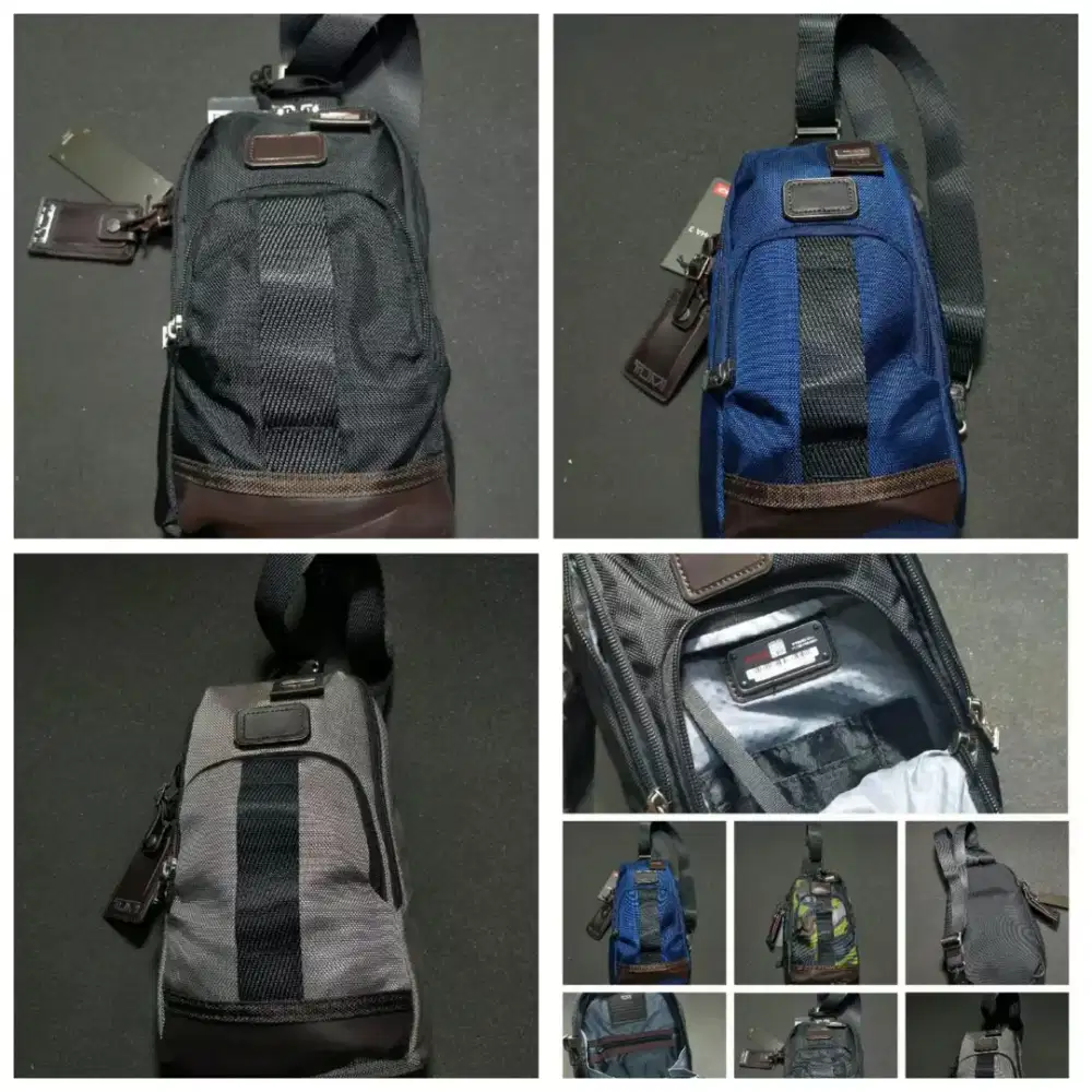Tas Tumi Selempang slingbag crossbody nilon pria