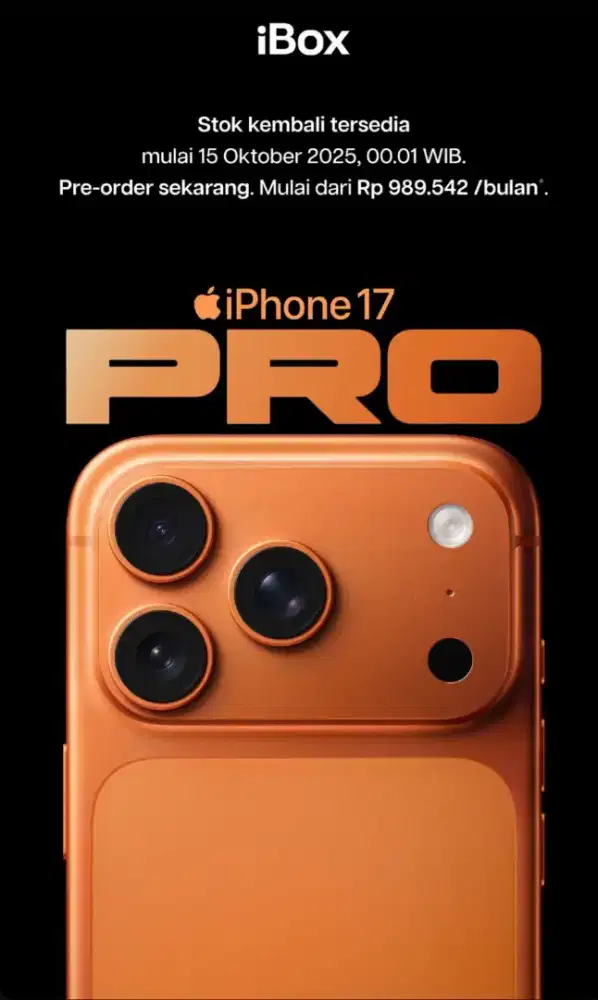 Kredit iphone 17 promax tanpa CC proses cepat syarat mudah