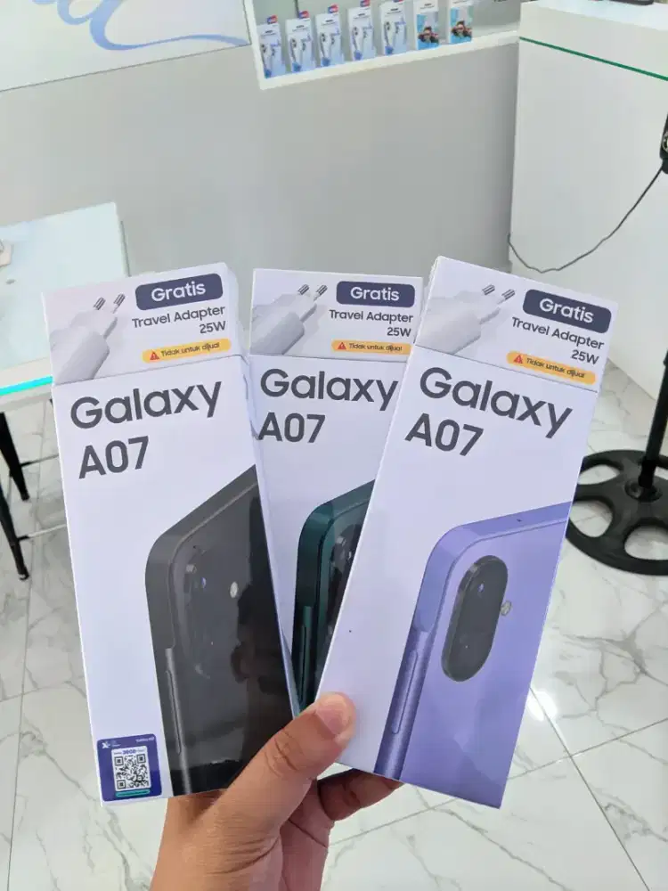 Free Adaptor Murah Samsung A07 4/64GB 4/128GB 6/128GB 8/256GB Bisa COD