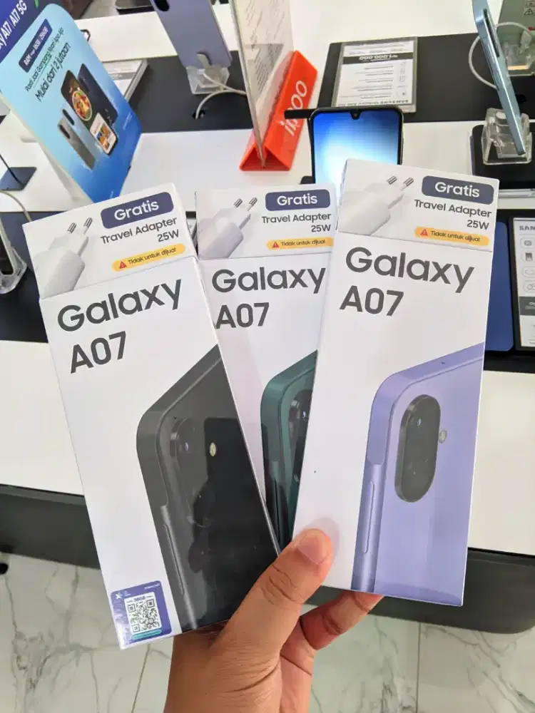 Murah Free Adaptor Samsung A07 4/128GB 4/64GB 6/128GB 8/256GB Bisa COD
