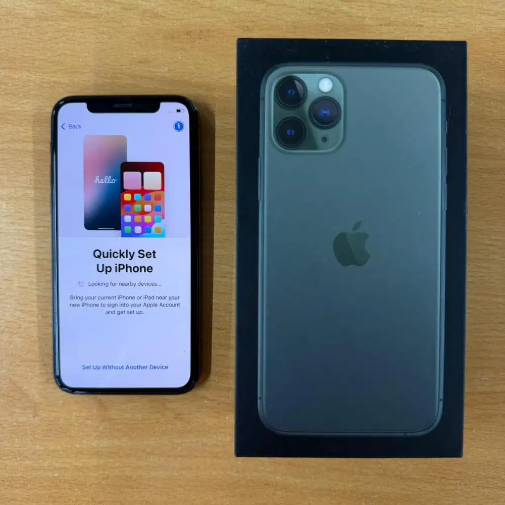 Iphone 11 Pro Warna Midnight Green Memory 256 GB Mulus 99%