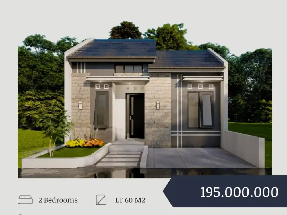 Rumah Harga Minimalis 195 Juta di Timur Sleman, SHM.