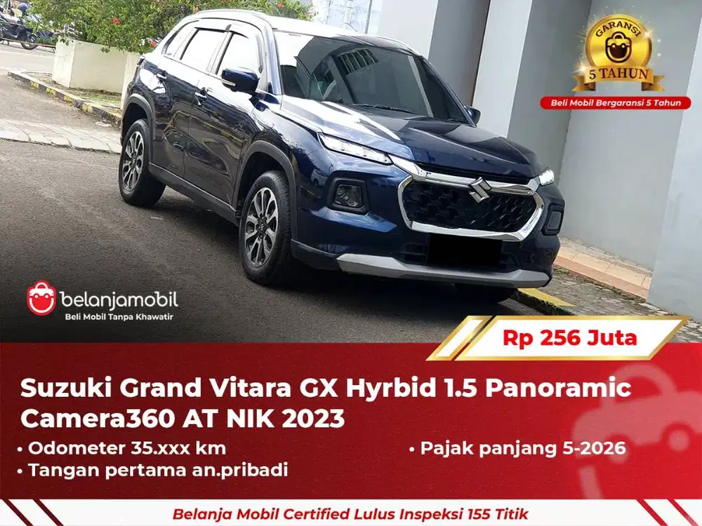 [ GARANSI 5TH ] Suzuki Grand Vitara GX Hyrbid 1.5 Panoramic 2023/2024