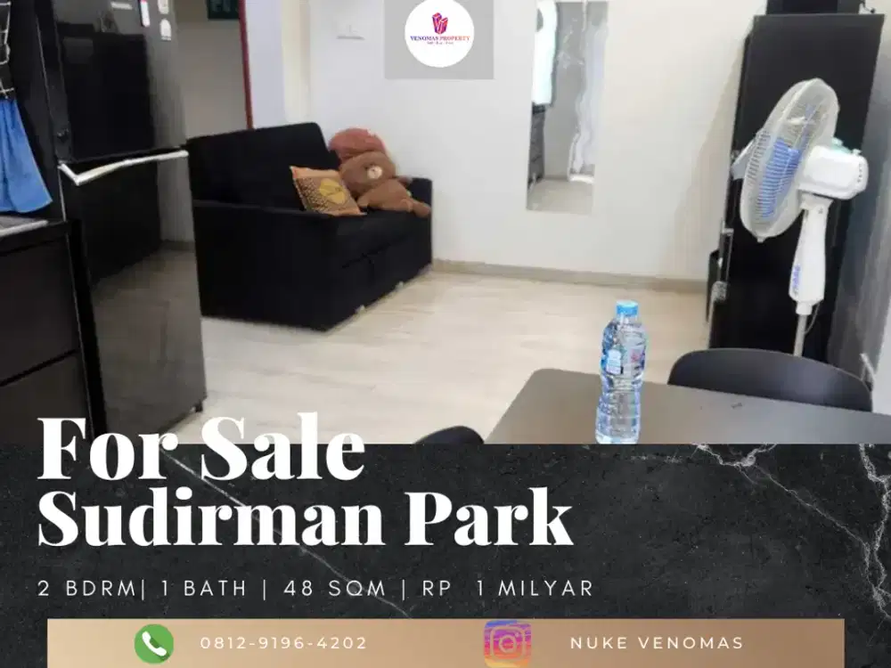 Dijual Apartement Sudirman Park 2 BR Furnished