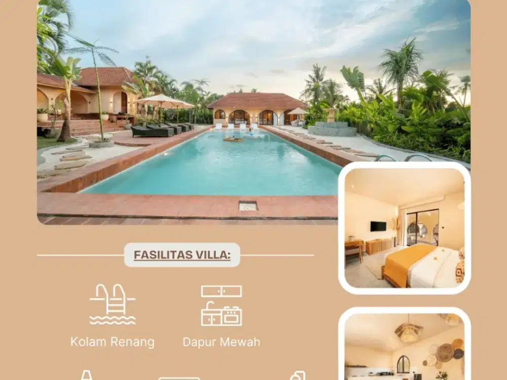 Dijual Villa Mewah dengan Renovasi Baru Lokasi Strategis Canggu