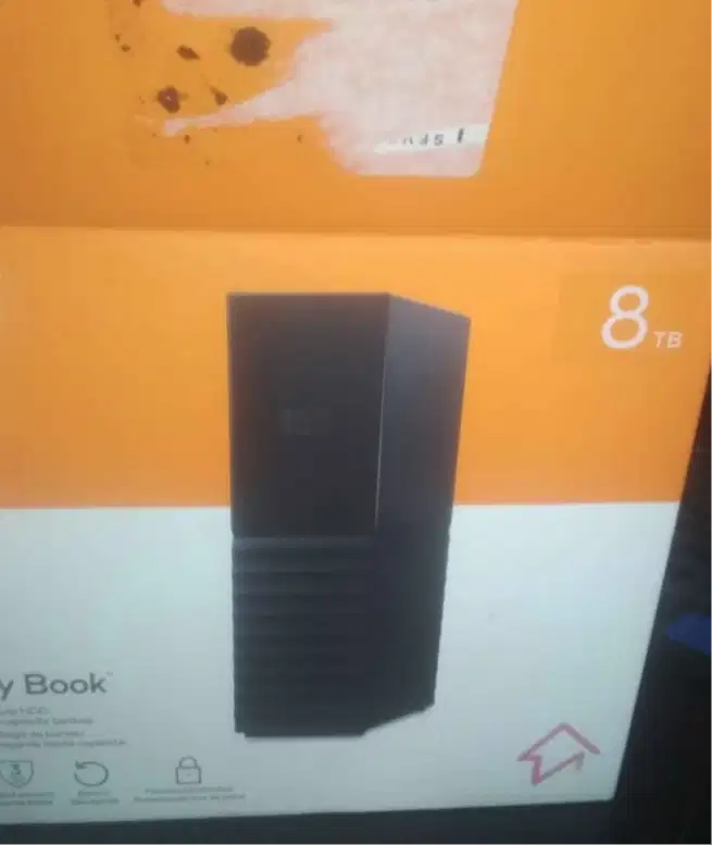 Harddisk External WD my book 8 TB garansi on 16 February 2027