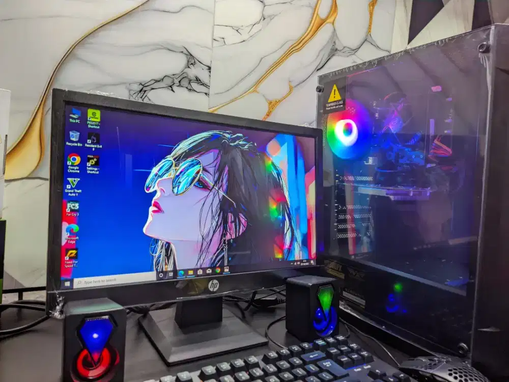 PC FULLSET GAMING EDITING CORE I7 3770