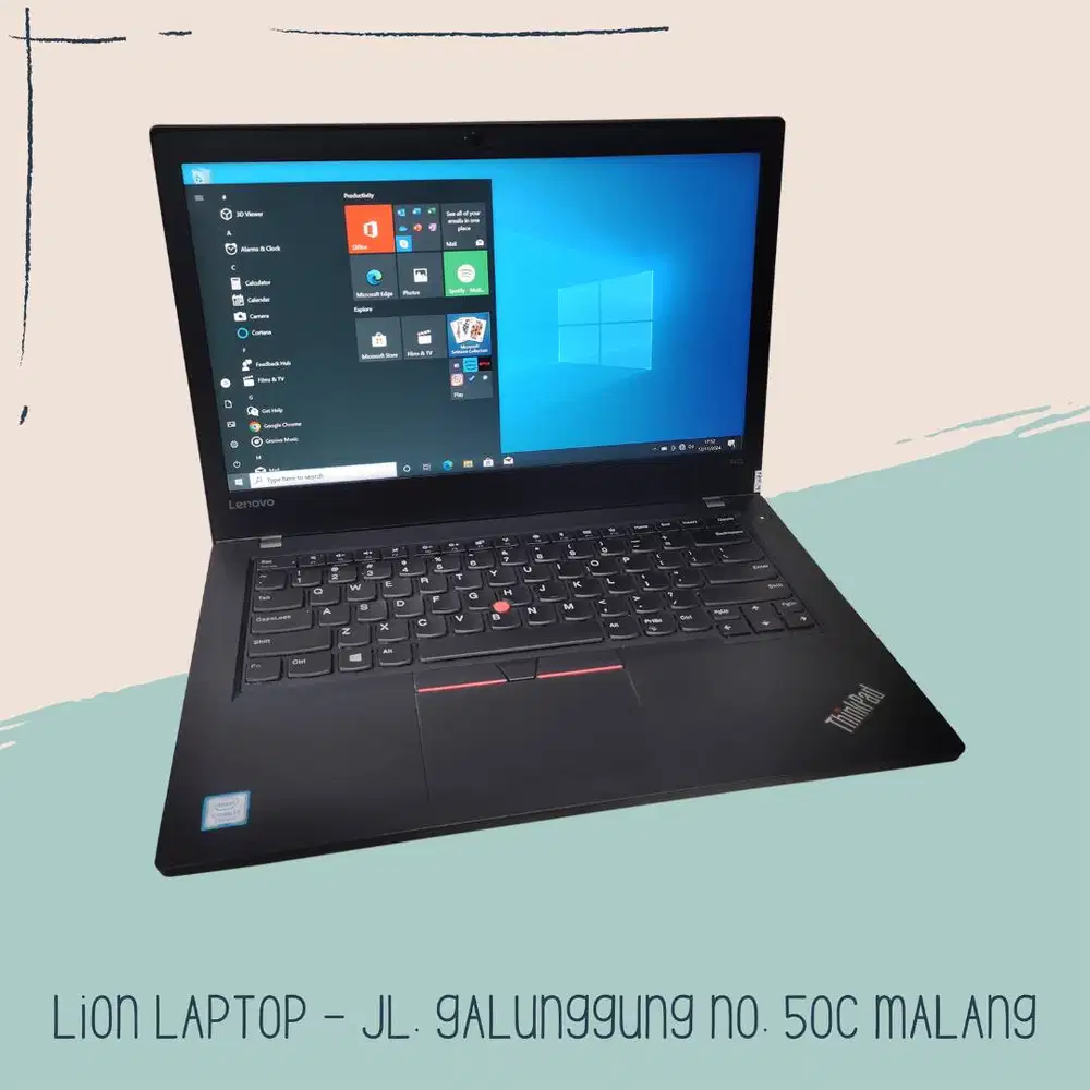 Core i7 RAM 8GB SSD 256GB Lenovo Thinkpad T470 [18|10]