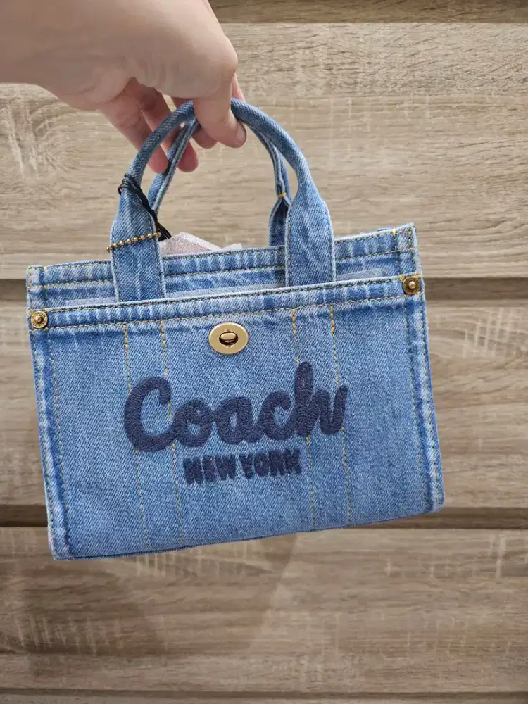 Coach Cargo 20 Crossbody Denim
